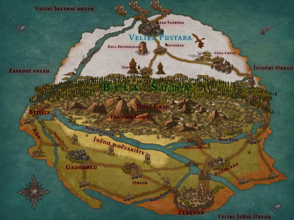 Pan Oneja Mapa sveta